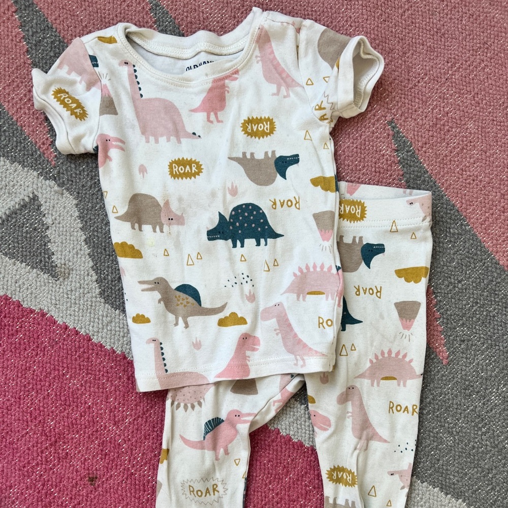 Girls Dino PJ’s